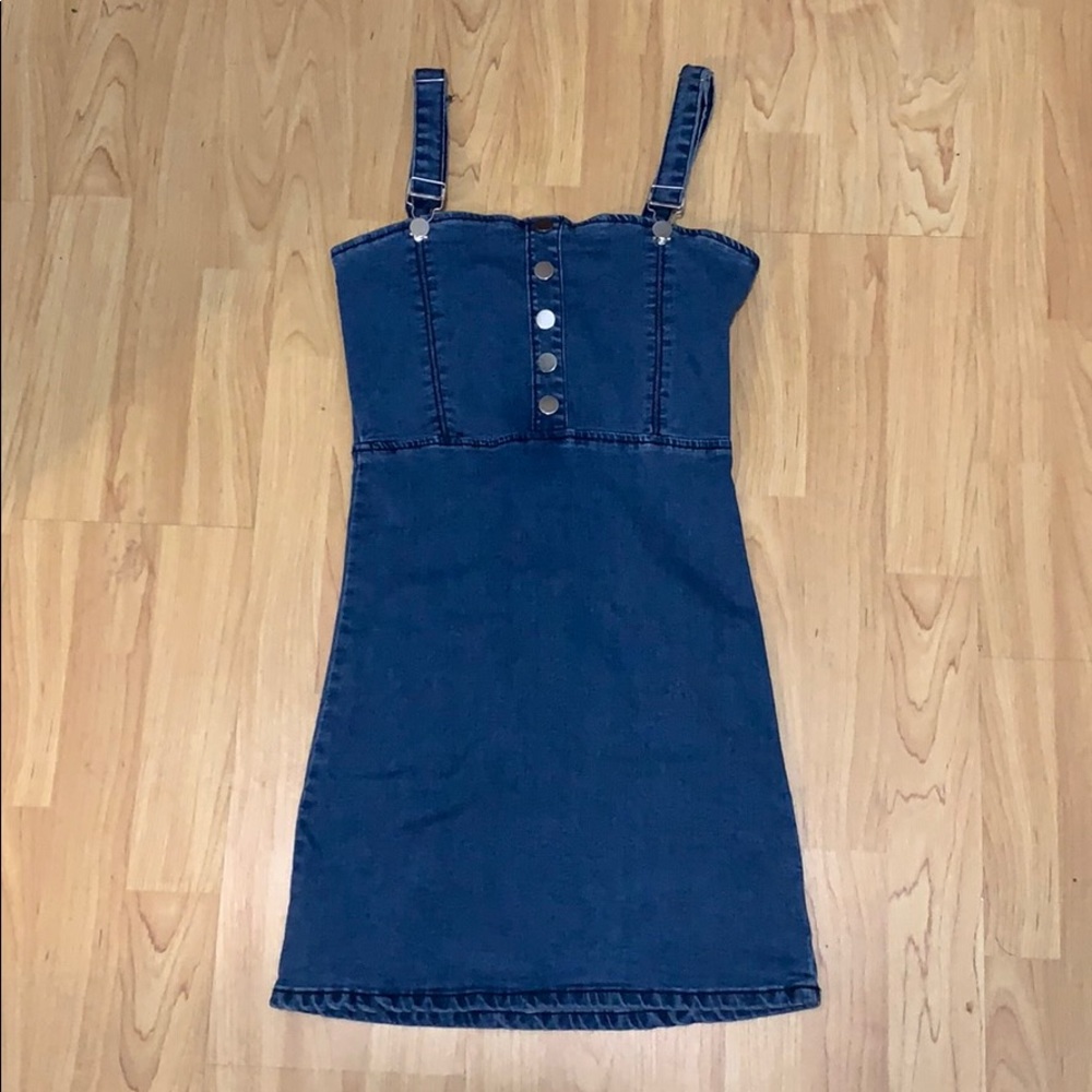 Overall Jean Dress